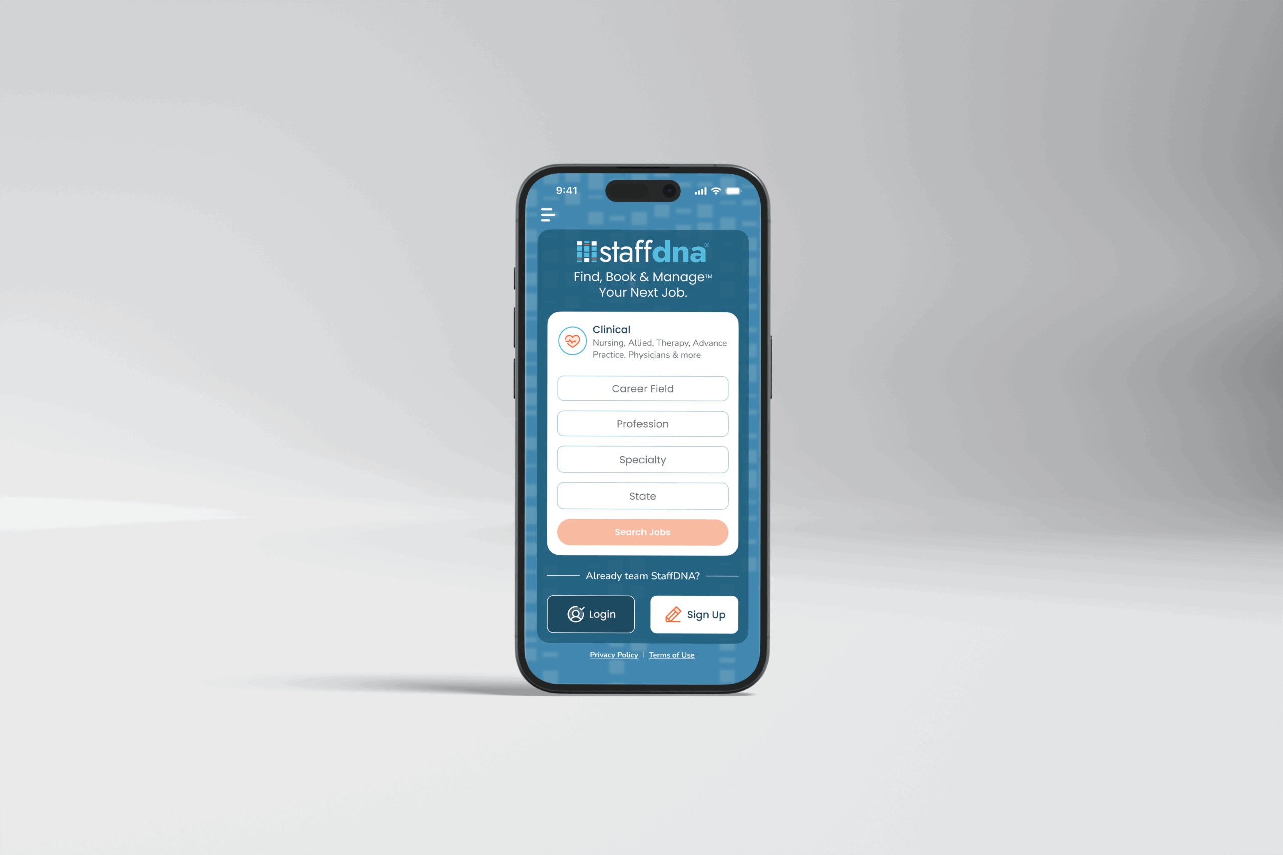 Photo of StaffDNA app